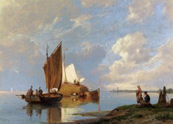 皮爾特 尅裡斯蒂安 竇曼森 Off Volendam On The Zuiderzee 皮爾特 尅裡斯蒂安 竇曼森 Off Volendam On The Zuiderzee